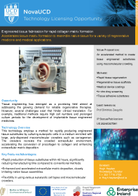 Engineered tissue fabrication for rapid collagen matrix formation front page preview
                    