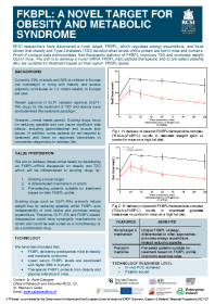 FKBPL: A NOVEL TARGET FOR  OBESITY AND METABOLIC  SYNDROME front page preview
                    