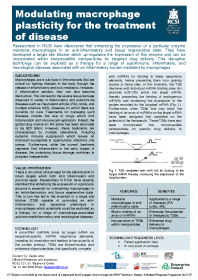 Modifying Macrophages for the Treatment of Inflammatory Diseases front page preview
                    