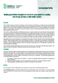 Morphing Space Lattices – For The Design of Structures Using Carbon Fiber Reinforced 	Plastic. front page preview
                    