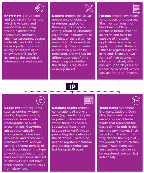 IP Spider Diagram Spider Diagram of different types of IP